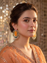 Saffron Tulip Earrings