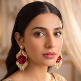 Scarlet Rose Earrings