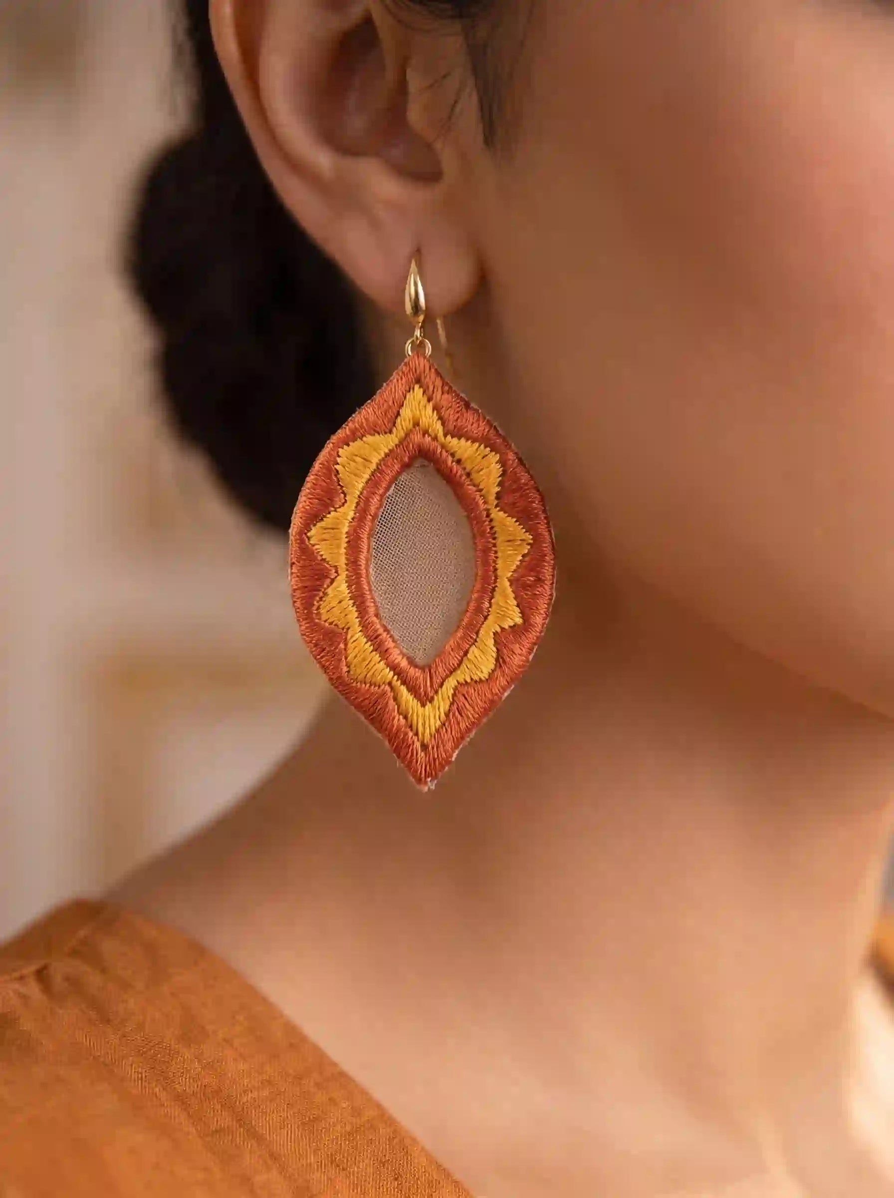 Amber Sun Earrings