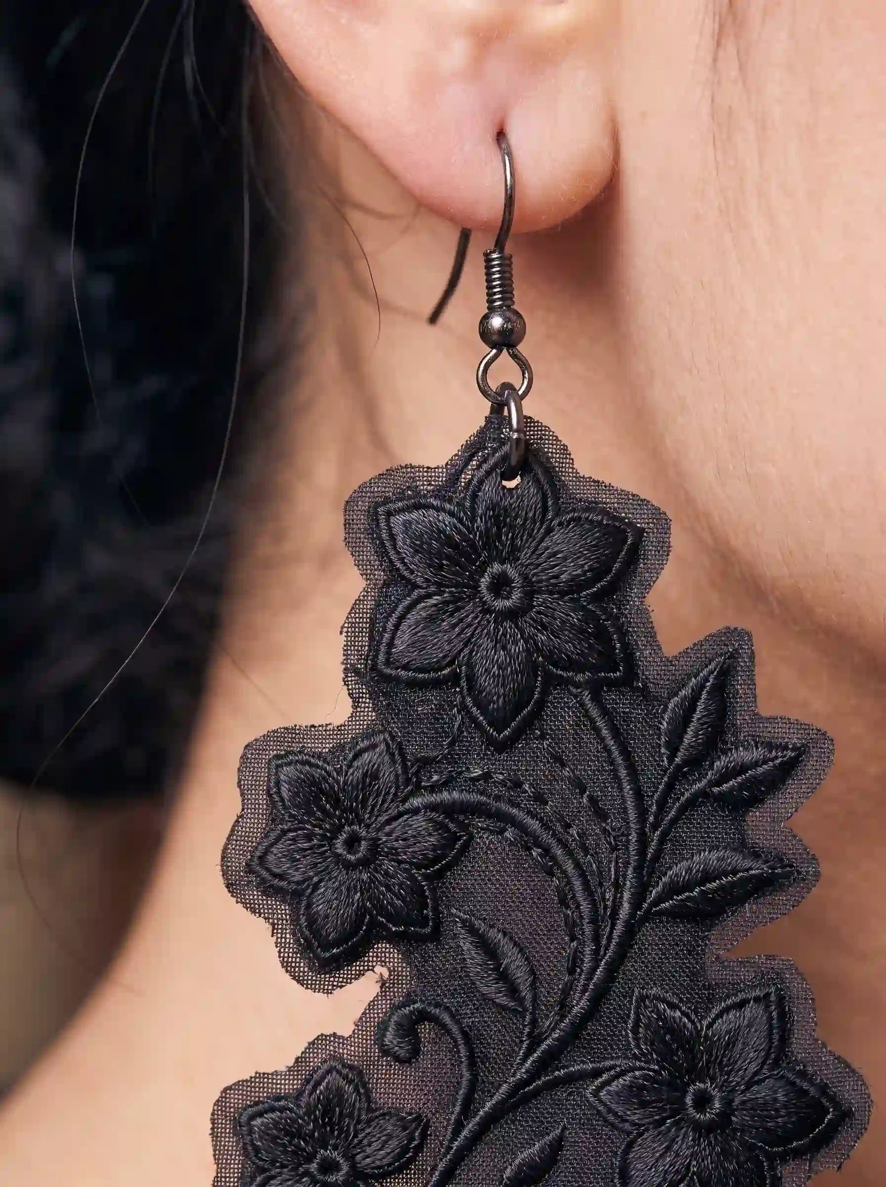 Black Vine Earrings
