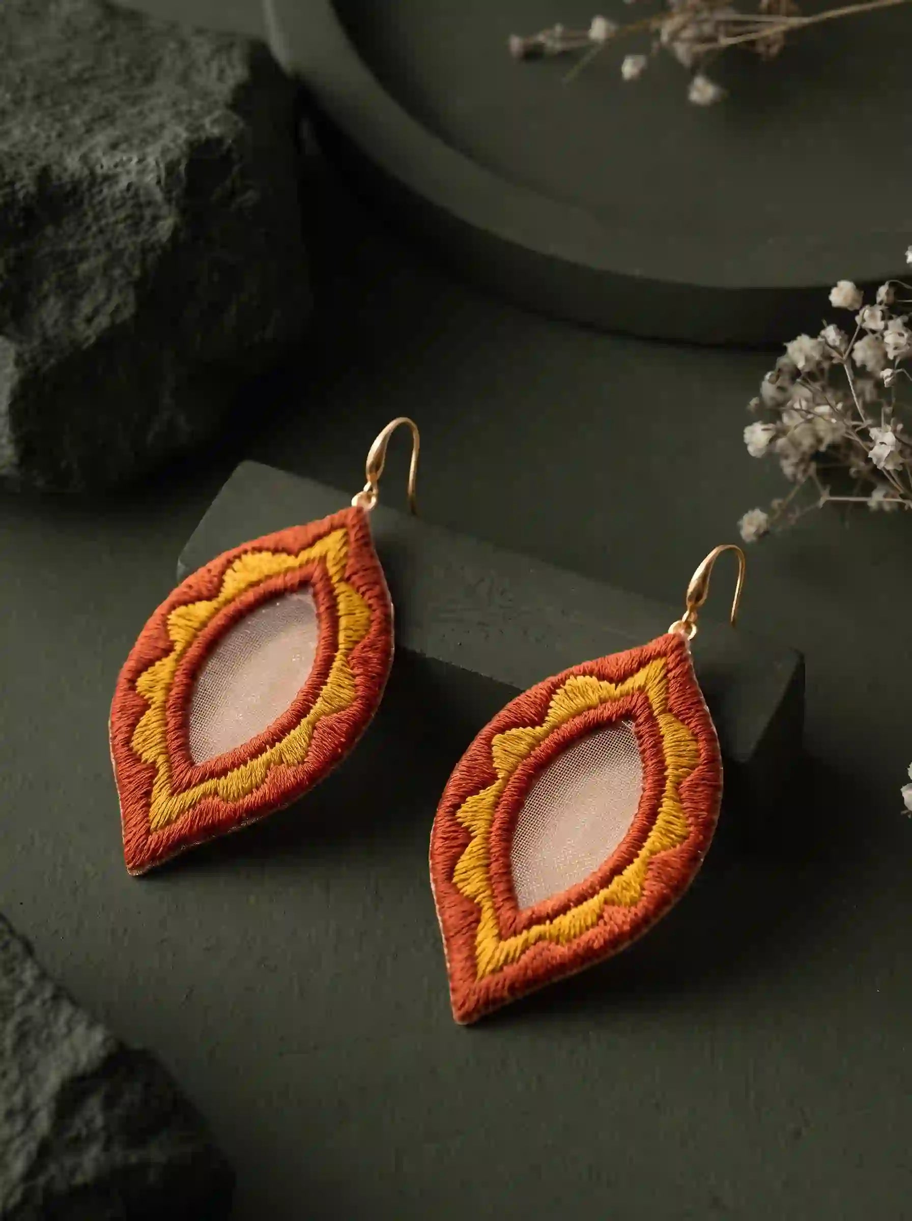 Amber Sun Earrings