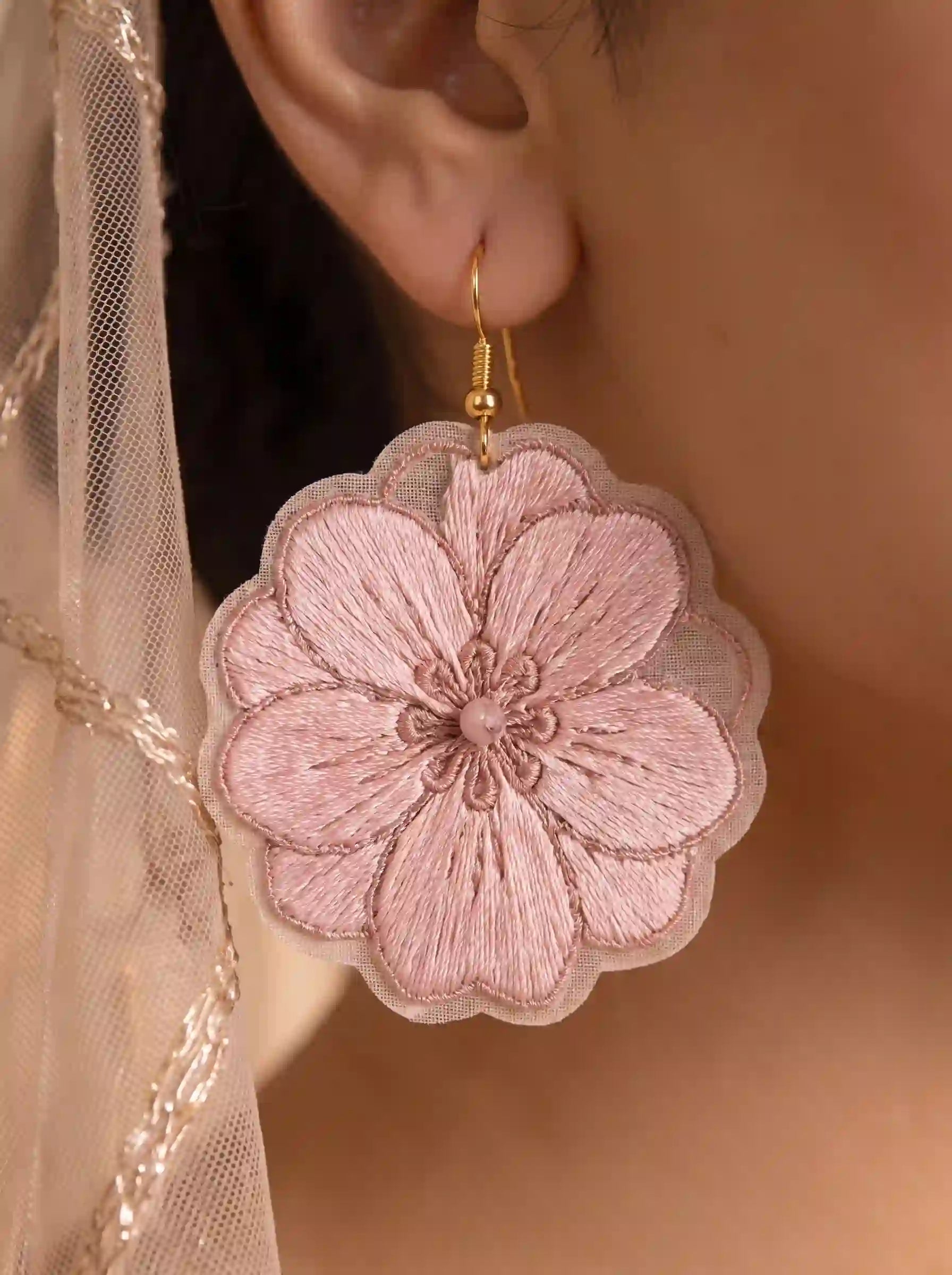Blush Pink Flower Drop