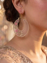 Blush Hoop Earrings