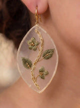 Golden Leaf Earrings