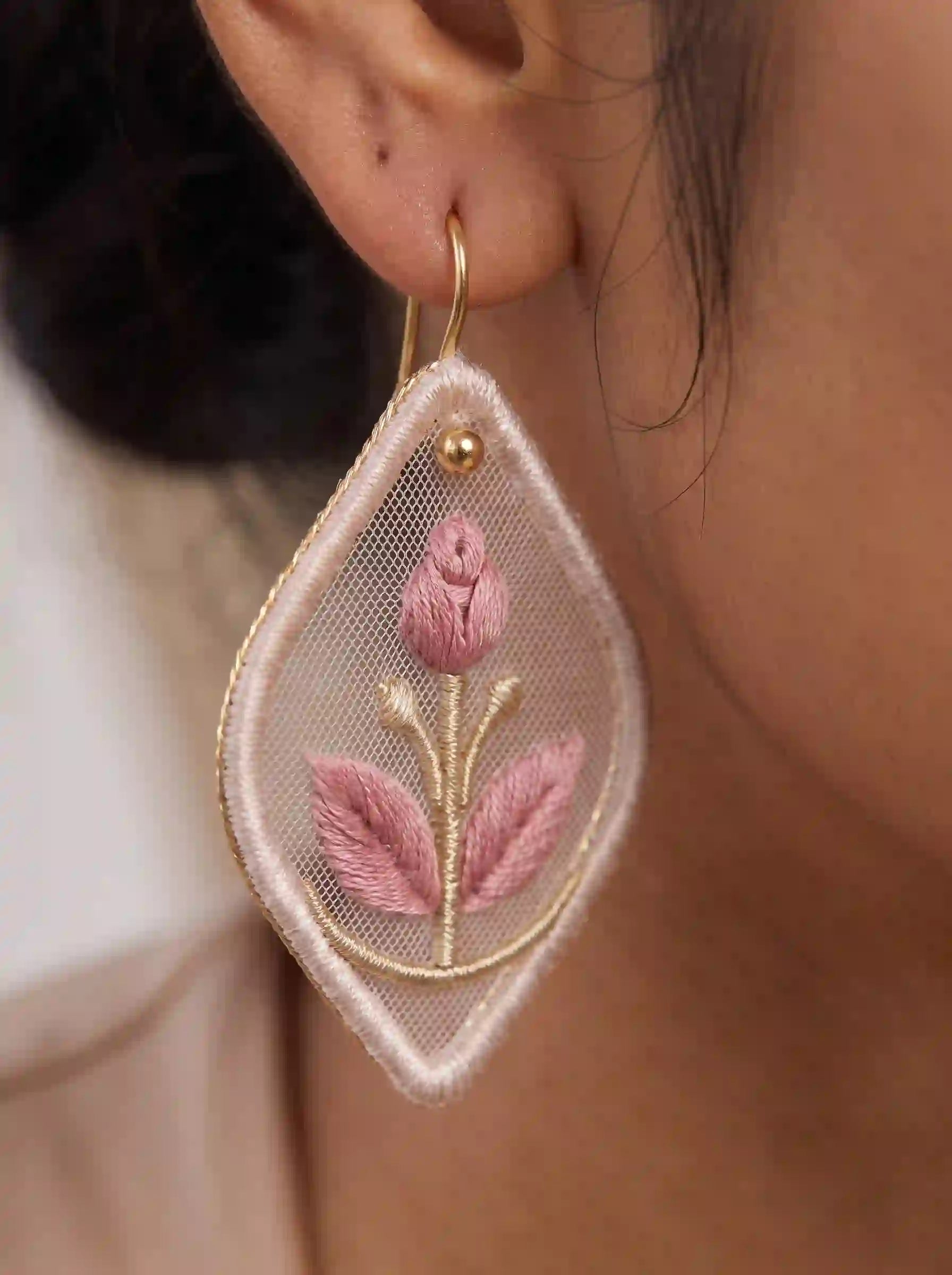 Blush Diamond Earrings