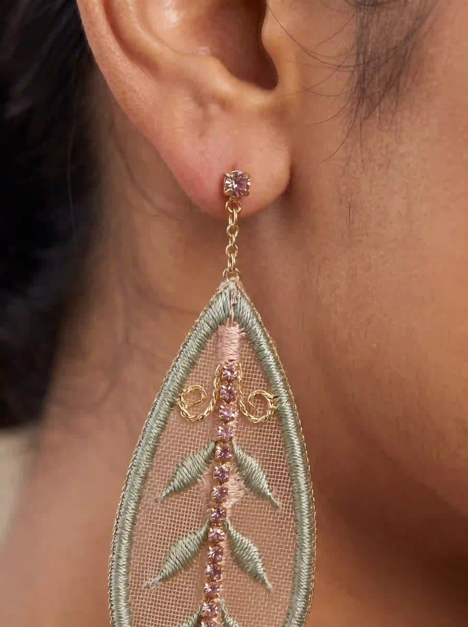 Silver Leaf Earrings