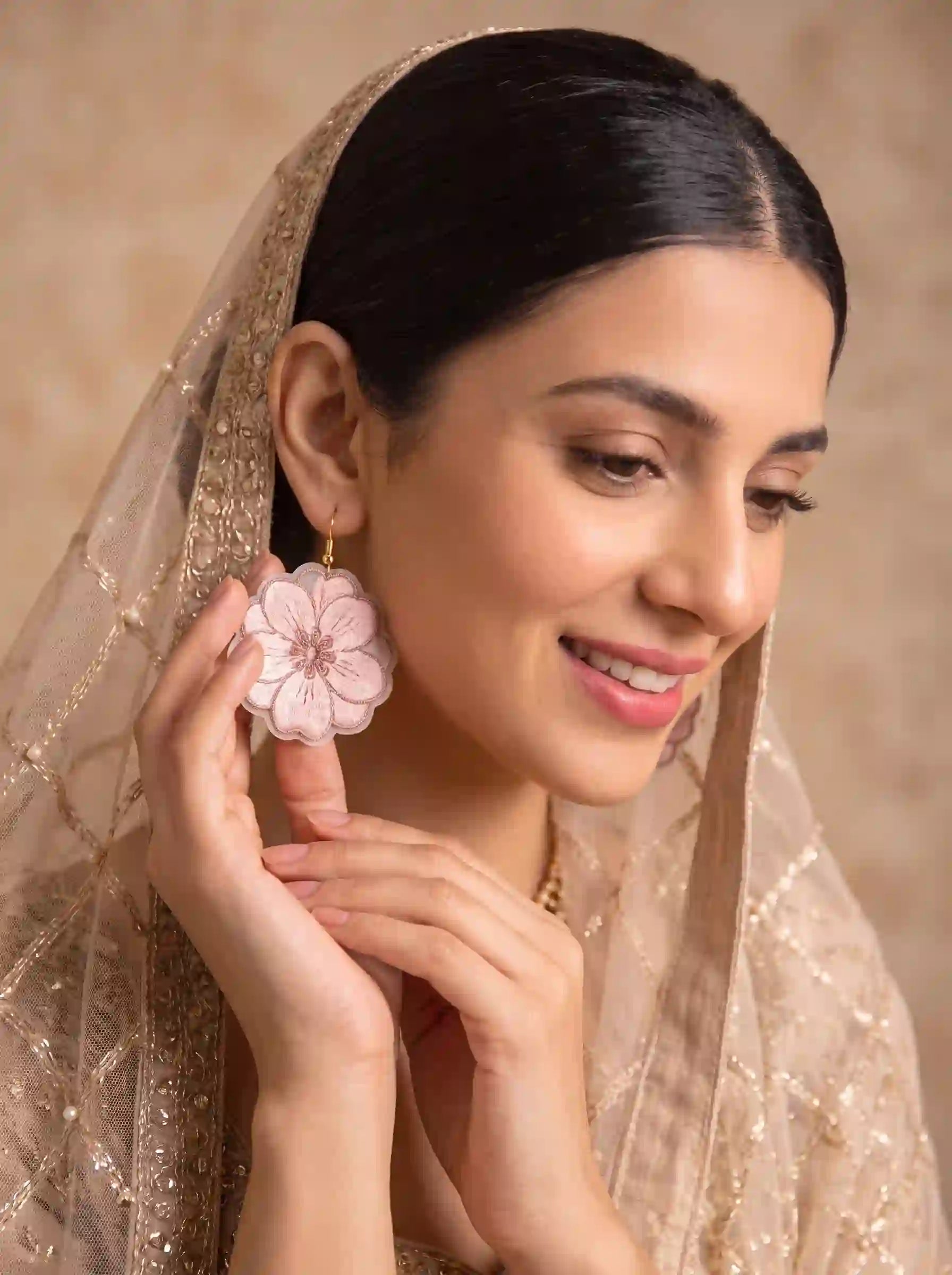 Blush Pink Flower Drop