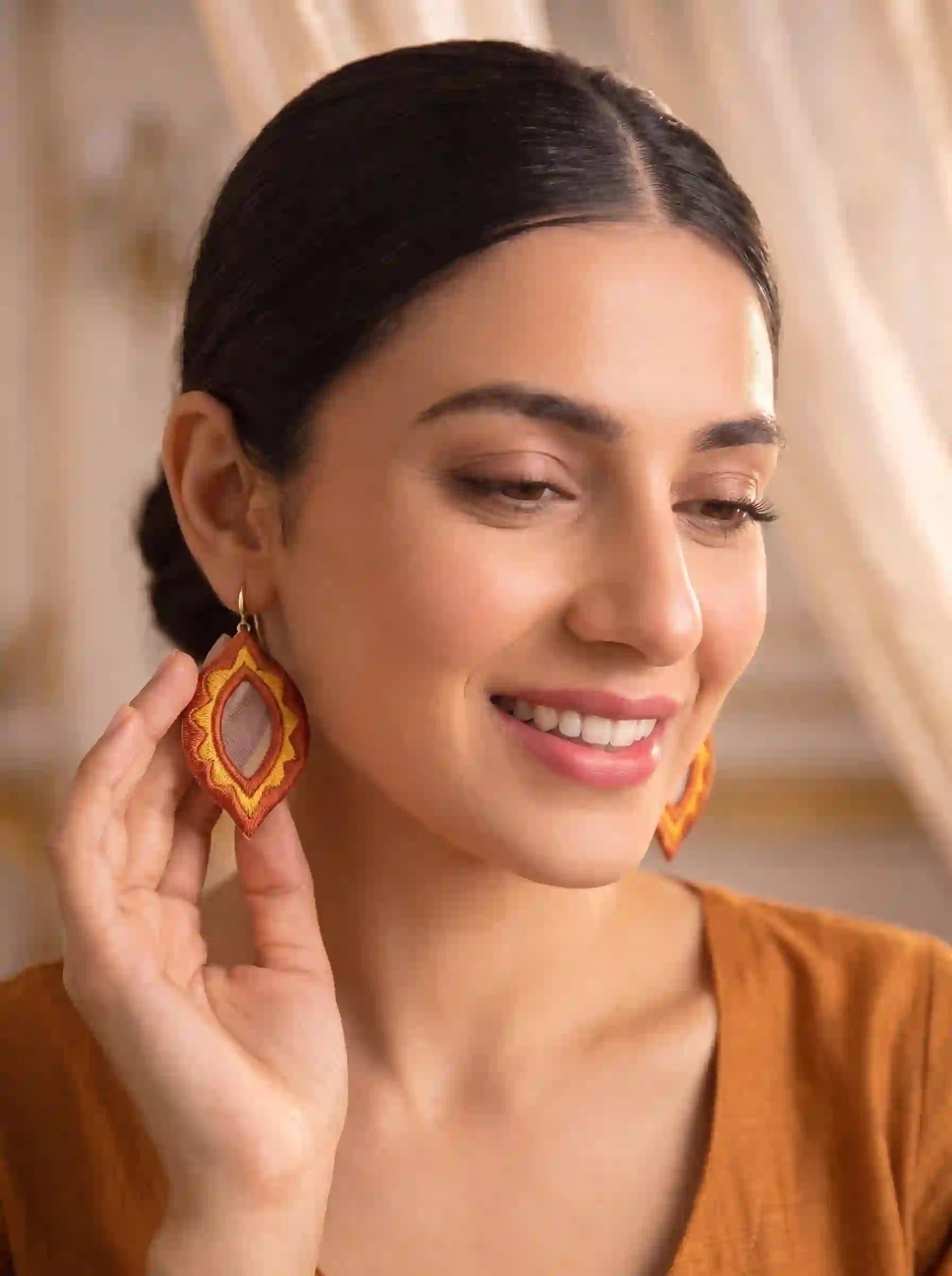 Amber Sun Earrings