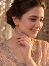 Blush Hoop Earrings
