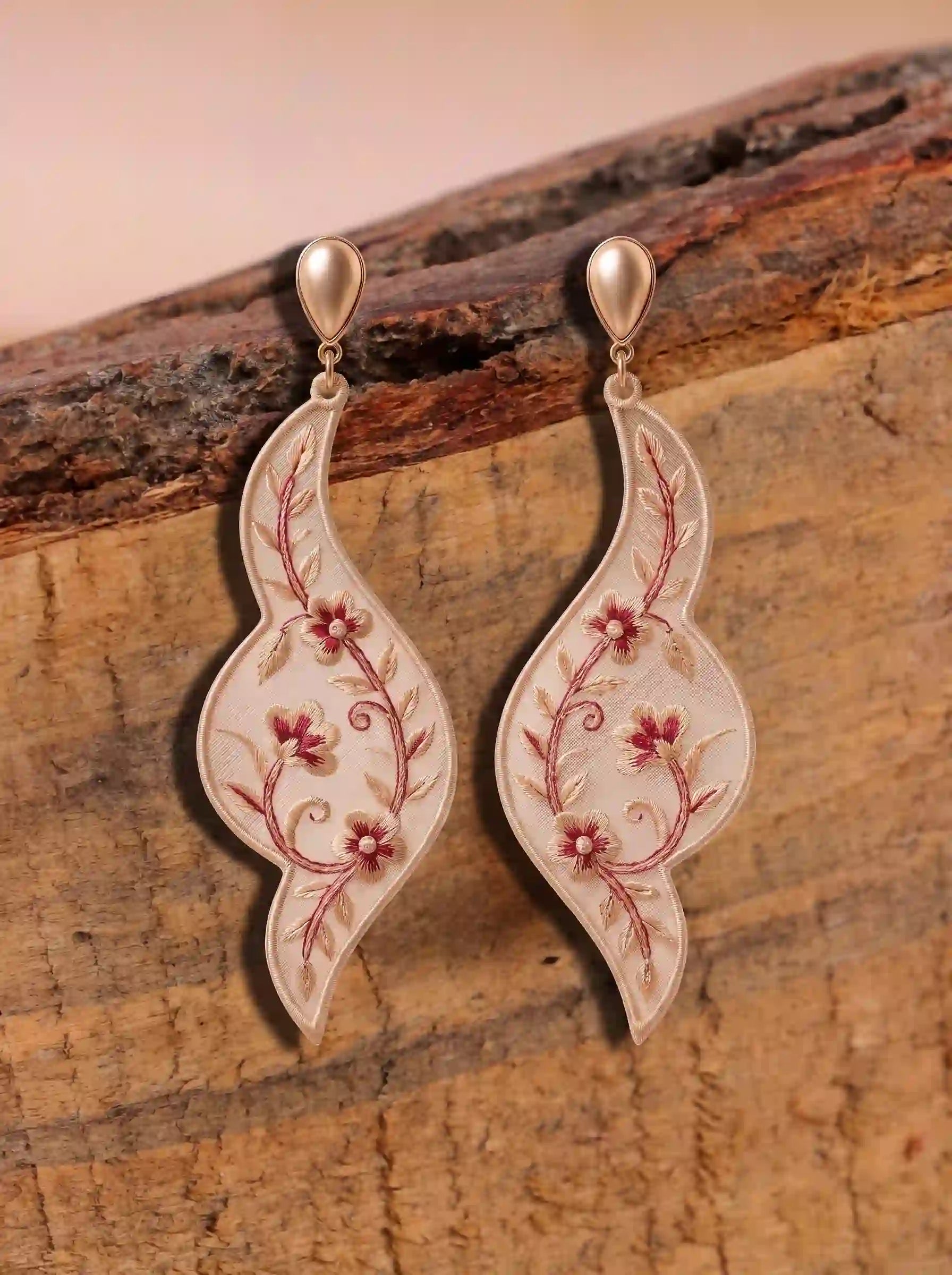 Ivory Wave Earrings