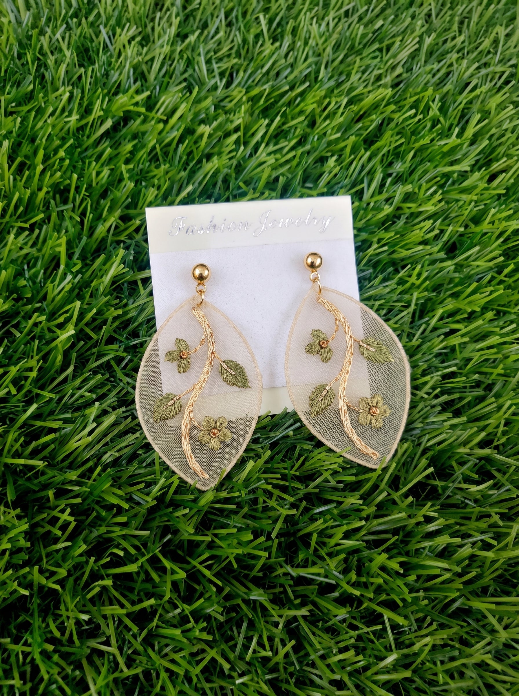 Golden Leaf Earrings