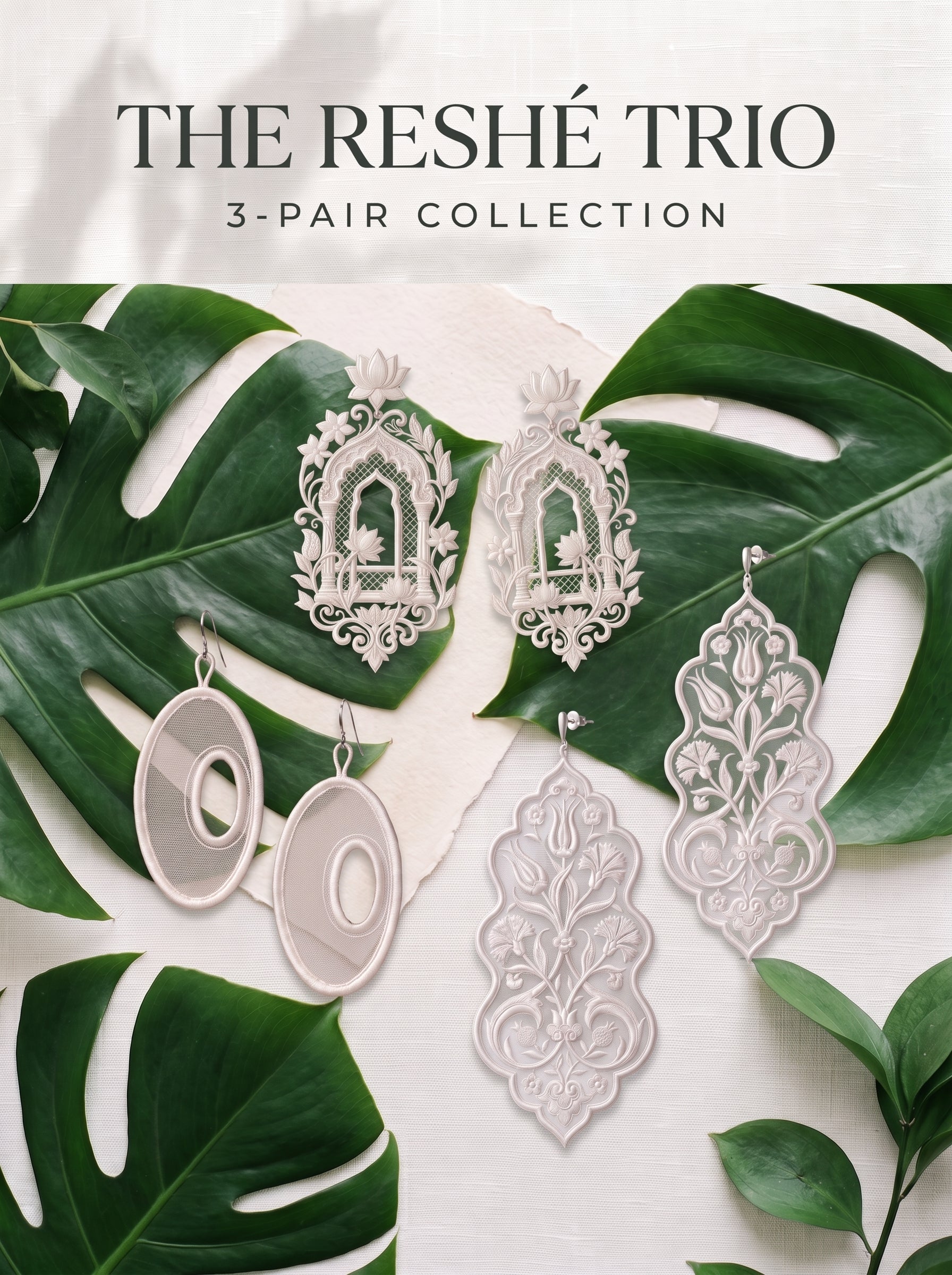 Ivory Mughal Heritage Trio