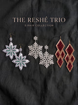 Burgundy Crystal Winter Trio