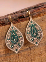 Jade Paisley Earrings